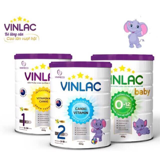 Dòng sản phẩm Sữa Vinlac cho trẻ nhỏ